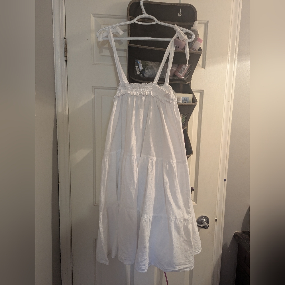 Seaspice White Resort Wear Mini Dress